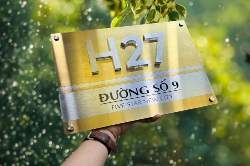 Top 5 mẫu biển số nhà đẹp, sang trọng nhất 2022